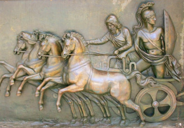 Roma atlı şövalyeler kabartması